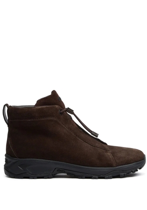 Zegna Triple Stitch Vetta suede sneakers - Brown