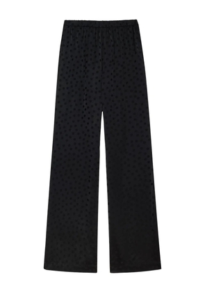 ANINE BING Elain straight-leg trousers - Black