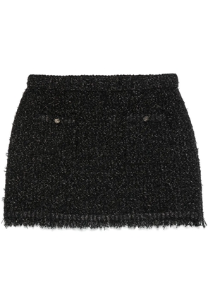 Gucci lamé mini skirt - Black