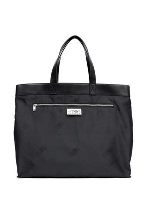 MM6 Maison Margiela logo-printed tote bag - Black