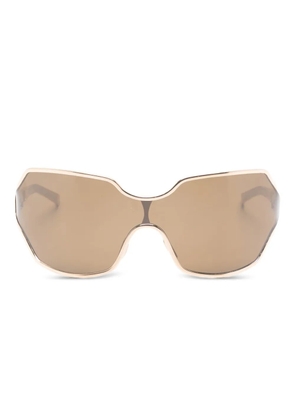 Christian Roth geometric-frame sunglasses - Gold
