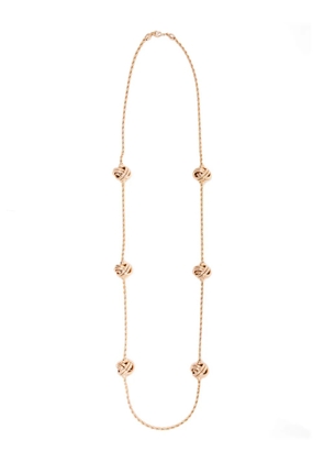 BLAKLACE knot detailing necklace - Gold