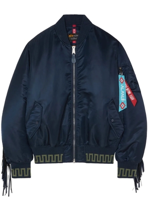 Alanui X Alpha Industries bomber jacket - Blue