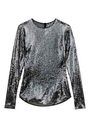 ISABEL MARANT Hilda sequin long-sleeve top - Black