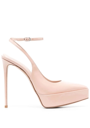 Le Silla Uma 130mm patent-leather platform pumps - Pink