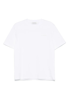 Lanvin embroidered-logo T-shirt - White