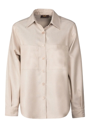 Moorer Zama patch-pocket shirt - Neutrals