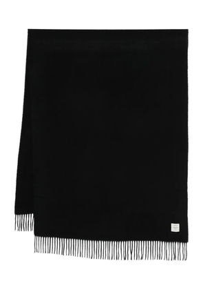 TOTEME fringed scarf - Black