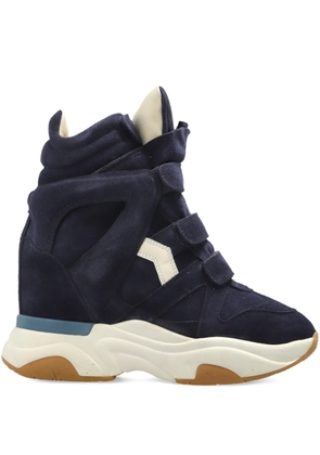 ISABEL MARANT Balskee touch-strap sneakers - Blue