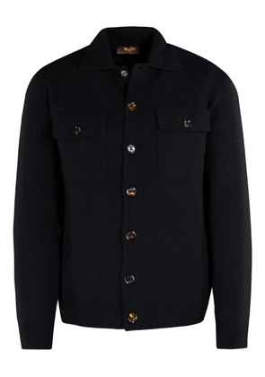 Moorer Allyn-ws3 chest-pockets cardigan - Black