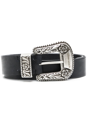 Golden Goose Western-inspired buckled belt - Black