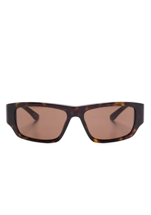 Balenciaga Eyewear rectangle-frame sunglasses - Brown