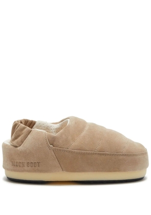 Moon Boot Evolution suede slippers - Neutrals