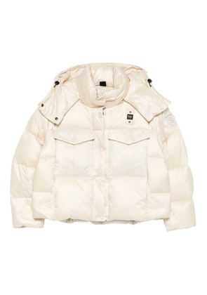 Blauer hooded parka coat - 907 NEUTRAL