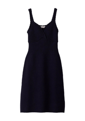 Miu Miu wool knit tank dress - Blue