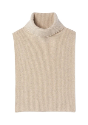 BOMPARD turtleneck bib scarf - Neutrals