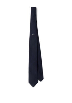 Prada silk tie - Blue