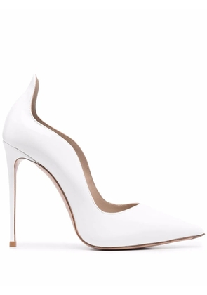 Le Silla Ivy 120mm pointed toe pumps - White