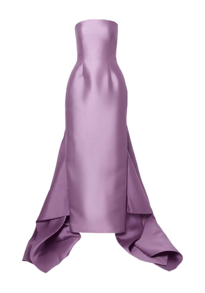 Solace London Imani strapless train maxi dress - Purple
