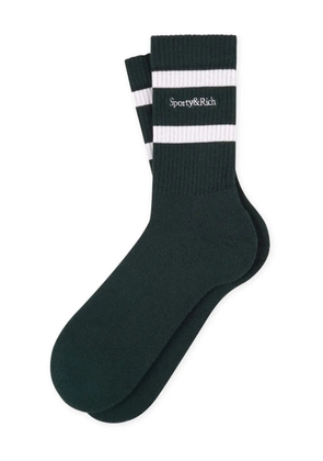 Sporty & Rich striped socks - Green