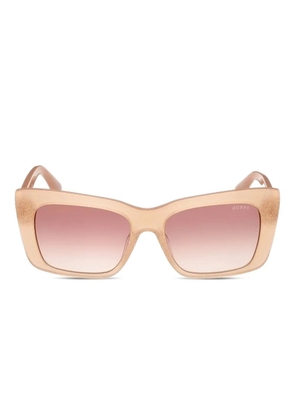 GUESS EYEWEAR cat eye-frame sunglasses - Neutrals