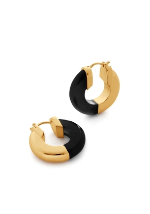 Monica Vinader 18kt yellow gold Kate Young hoop earrings