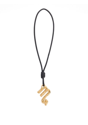 Jil Sander Zodiac charm necklace - Gold