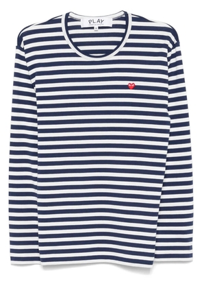 Comme Des Garçons Play heart-patch T-shirt - White