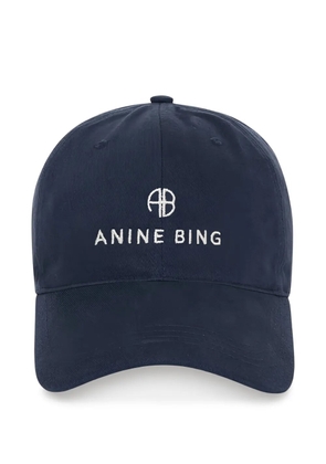 ANINE BING Jeremy logo cap - Blue