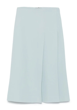 Ermanno Scervino pleat-detailed midi skirt - Blue