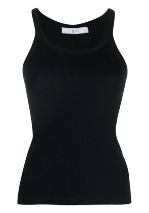 IRO spaghetti-straps cotton top - Black