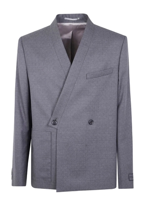 Kenzo double-breasted wool jacket - Grey