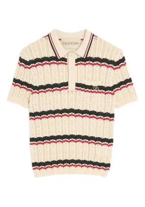 Valentino Garavani VLogo polo shirt - Neutrals