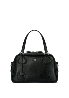 Courrèges AC stud bowling bag - Black