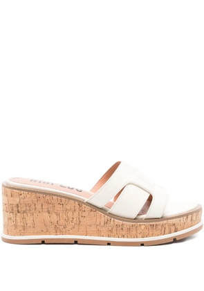 Bibi Lou 65mm Holly leather sandals - Neutrals