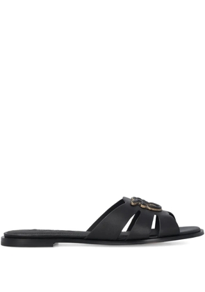 PINKO Love Birds cut-out sandals - Black