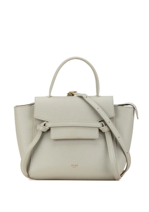 Celine Pre-Owned 2018-2024 Nano Grained Calfskin Belt Bag satchel - White