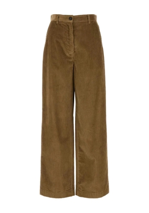 Miu Miu corduroy wide-leg trousers - Brown