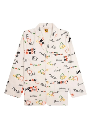 Human Made graphic-print shirt jacket - White