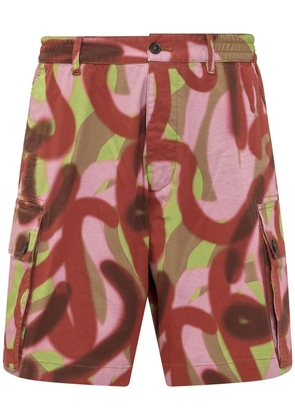 DSQUARED2 fully-printed bermuda shorts - Pink