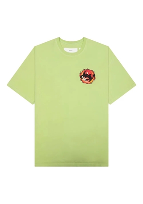 D-R-G-N Fireball graphic-print T-shirt - Green
