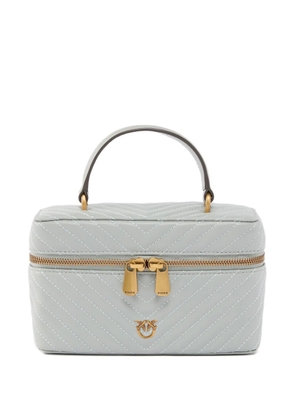 PINKO chevron quilted leather mini bag - Grey