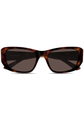 Balenciaga Eyewear rectangle-frame sunglasses - Brown
