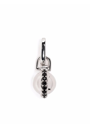 Missoma Pavé Sphere clip-on pendant - Silver