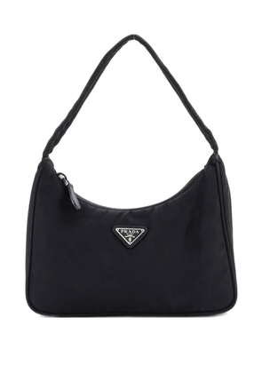 Prada Pre-Owned Re-Edition 2000 Tessuto Mini hobo bag - Black