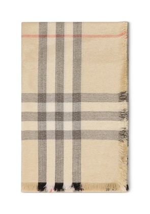 Burberry Metallic Wool scarf - Neutrals