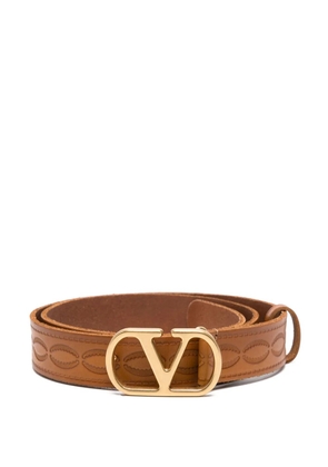 Valentino Garavani VLogo Signature belt - Brown