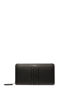 Bally logo-stamp leather wallet - Black