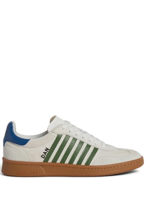 DSQUARED2 Boxer suede sneakers - White
