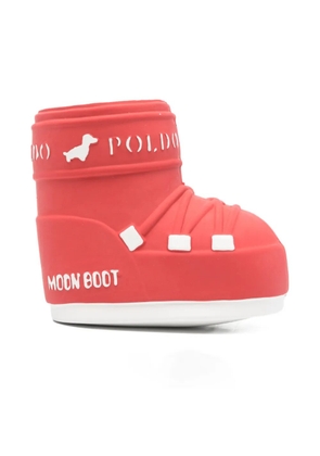 Moon Boot dog motif pet boot - Red